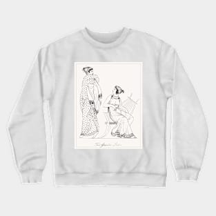 Two Grecian Ladies Crewneck Sweatshirt